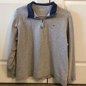 Grey vineyard vines pullover - gently used